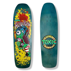 Acid Rain Shovel Nose Deck 9.1"x32.5" HAND PAINTED