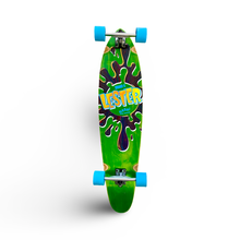 Load image into Gallery viewer, Lester Kasai 10”x40” HAND PAINTED, ONE OF A KIND Longboard COMPLETE (1 of 1)
