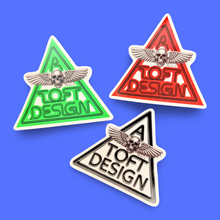 Load image into Gallery viewer, Brand-X Lonnie Toft Design Sticker 4.3"
