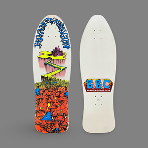 BBC Bryan Pennington Marching Mushrooms Deck 9.5”x30” HAND-PAINTED, LIMITED EDITION (1 of 5)