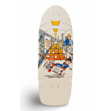 Load image into Gallery viewer, No Fun Joe Deck 10”x30” HAND PAINTED (PRE-ORDER, SEPTEMBER)
