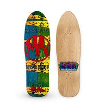 Load image into Gallery viewer, WAFFLE EVENT TICKET: BBC Monty Nolder Mini Deck 9.5”x32” HAND-PAINTED (8-28-25)
