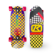 Load image into Gallery viewer, Krypstik Checkerboard 10&quot;x30” HAND PAINTED (1 of 3) COMPLETE
