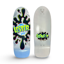 Load image into Gallery viewer, Lester Kasai 10”x30” HAND-PAINTED, NEON, FLOCKED Limited Edition Deck (1 of 10)
