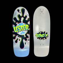 Load image into Gallery viewer, Lester Kasai 10”x30” HAND-PAINTED, NEON, FLOCKED Limited Edition Deck (1 of 10)

