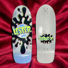 Load image into Gallery viewer, Lester Kasai 10”x30” HAND-PAINTED, NEON, FLOCKED Limited Edition Deck (1 of 10)
