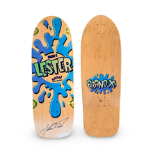 Load image into Gallery viewer, Lester Kasai 10”x30” HAND-PAINTED &amp; AUTOGRAPHED Deck (1 of 10)
