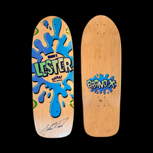 Load image into Gallery viewer, Lester Kasai 10”x30” HAND-PAINTED &amp; AUTOGRAPHED Deck (1 of 10)
