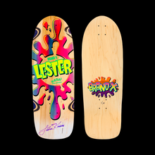 Load image into Gallery viewer, Lester Kasai 10”x30” HAND-PAINTED &amp; AUTOGRAPHED Deck (1 of 10)
