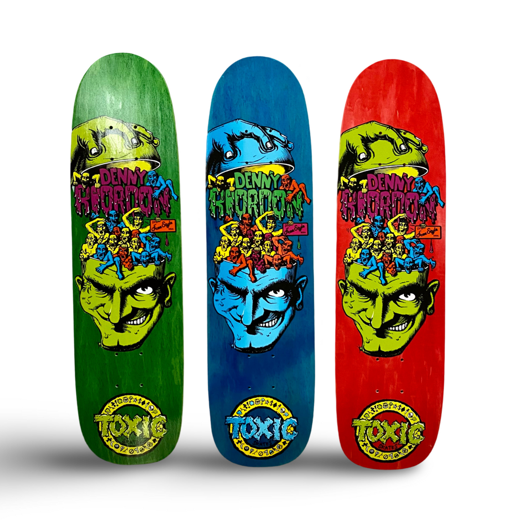 Denny Riordon Men in the Head FREESTYLE Limited Edition Deck 7.3” x 27.75” (HAND PAINTED, PRE-ORDER, APRIL 2025)