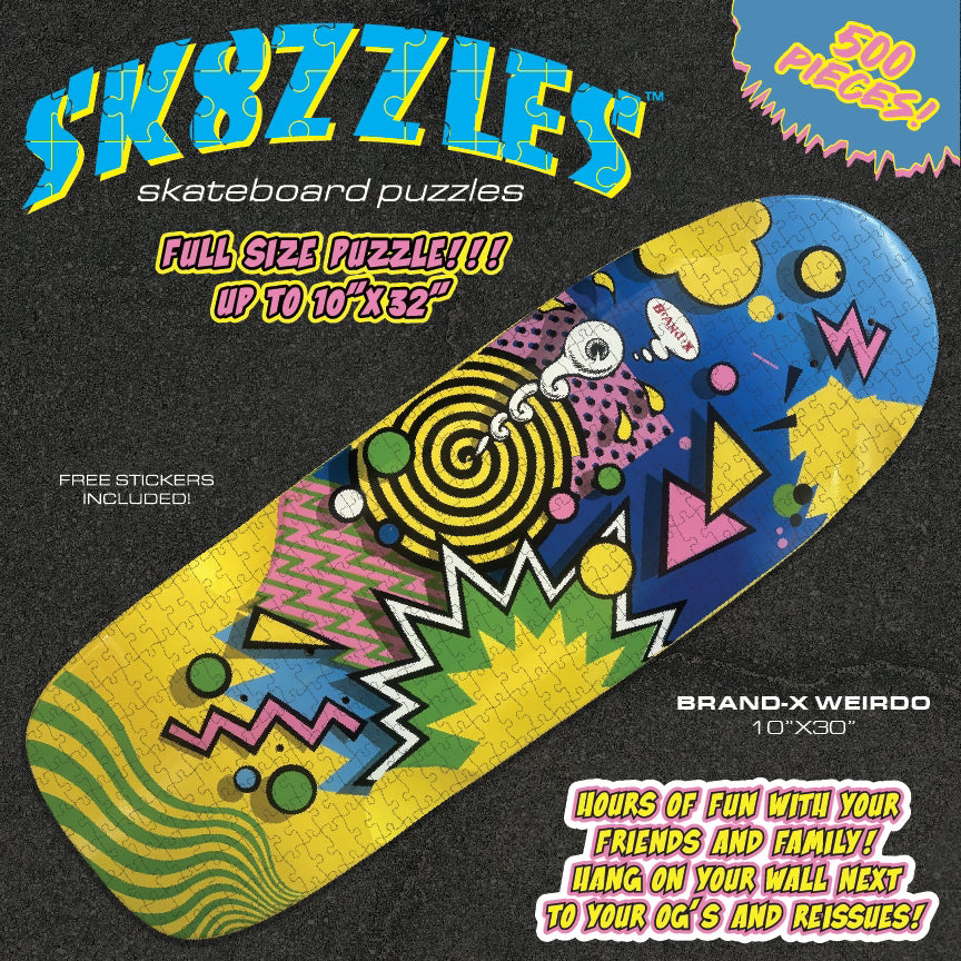 Weirdo Sk8zzle Skateboard Puzzle 12