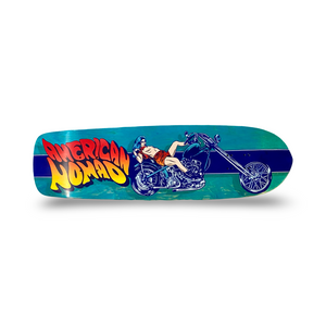 Nomad ‘Chopper Chick’ Limited Edition Deck 9.4”x34" HAND-PAINTED (1 of 10)