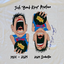 Load image into Gallery viewer, Josh Marlowe Skateboard Hall of Fame 2025 Inductee Shirt or Hoodie

