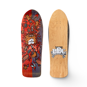 Monty Nolder BBC Exploded Bulldog (#3) Limited Edition Deck 10.1"x32" HAND-PAINTED (PRE-ORDER, DECEMBER 2025)