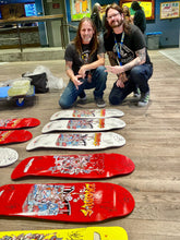 Load image into Gallery viewer, Exodus Band Deck 10.25”x31” AUTOGRAPHED BY ALL 5 BAND MEMBERS
