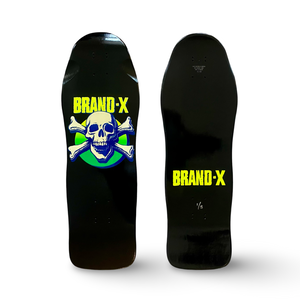 Knucklehead FLOCKED, FLUORESCENT & GLOW-IN-DARK Limited Edition Deck 10.1"x30" HAND PAINTED (1 of 5)