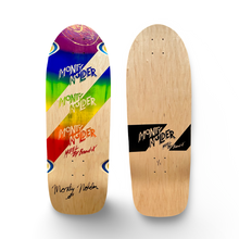 Load image into Gallery viewer, WAFFLE EVENT TICKET: Monty Nolder ONE OF A KIND, HAND-PAINTED &amp; AUTOGRAPHED Deck 10&quot;x30&quot; (12/3/24)
