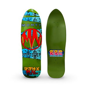 Monty Nolder BBC LIMITED EDITION Deck 9.5"x32" HAND PAINTED (1 of 1)