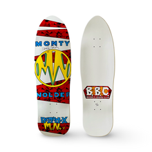 Load image into Gallery viewer, Monty Nolder BBC Limited Edition Deck 9.5&quot;x32&quot; HAND PAINTED (1 of 10) - AUTOGRAPHED

