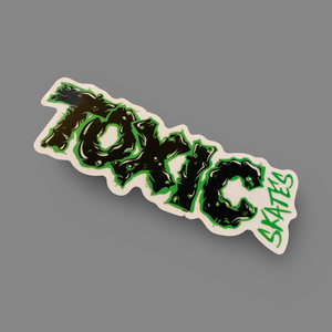 Toxic Skates Sticker 4.4”