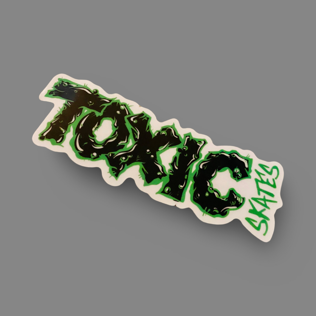 Toxic Skates Sticker 4.4”