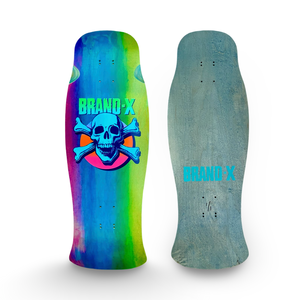 Knucklehead ONE-OF-A-KIND, FLUORESCENT & GLOW IN DARK Hammerhead Deck 10.6"x31" HAND-PAINTED (1 of 1)