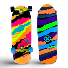 Load image into Gallery viewer, Circle-X Pig 10&quot;x30&quot; HAND-PAINTED ULTRA-LIMITED EDITION Complete Skateboard
