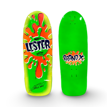 Load image into Gallery viewer, WAFFLE EVENT TICKET: Lester Kasai 10”x30” ONE OF A KIND Hand-Painted Deck (12/30/24)
