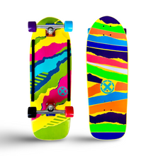 Load image into Gallery viewer, Circle-X Pig 10&quot;x30&quot; HAND-PAINTED ULTRA-LIMITED EDITION Complete Skateboard
