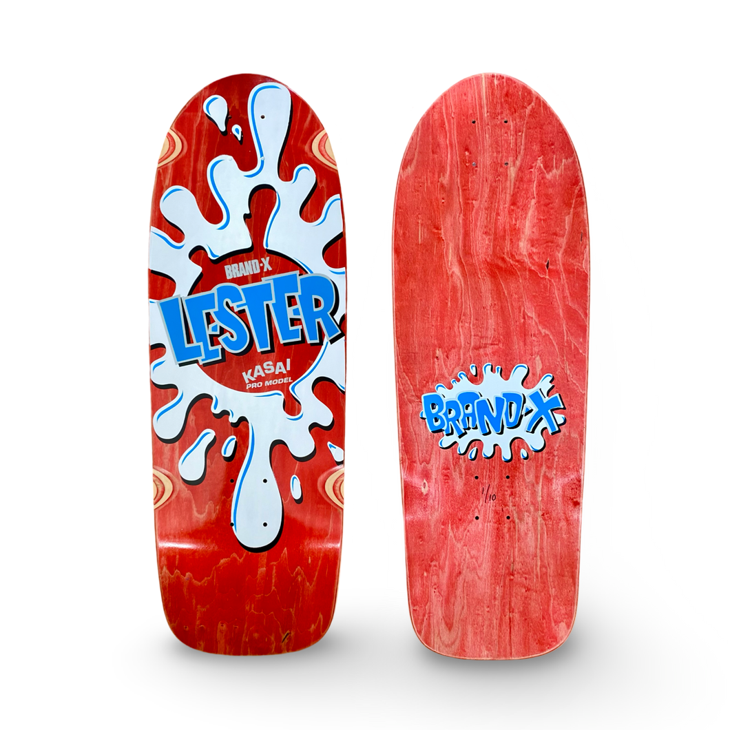 Lester Kasai 10”x30 Limited Edition STAIN Deck HAND PAINTED (1 of 10)