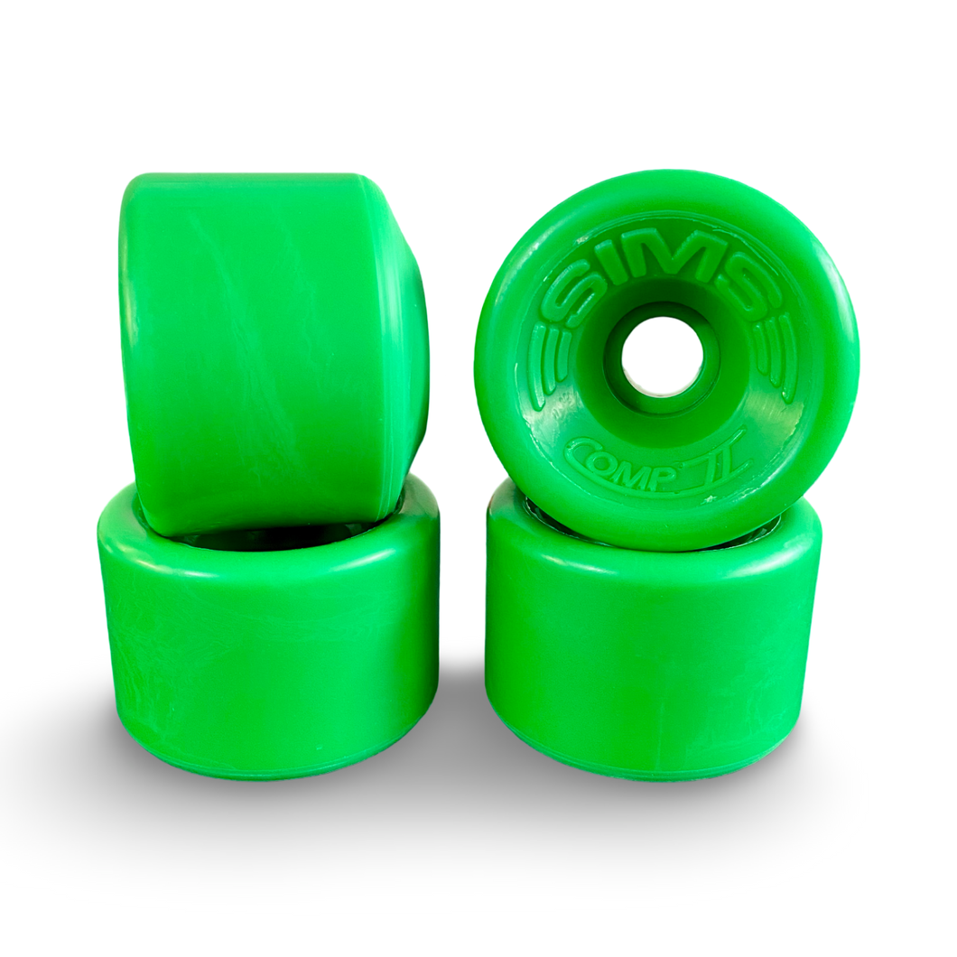 WAFFLE EVENT TICKET: SIMS COMP II GREEN Wheels 64mm (1 of 25) (12/24/24)