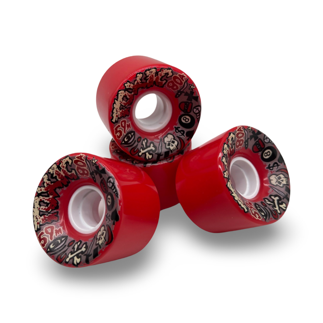 Toxic Team ALL-TERRAIN MED Wheels 59mm/80A