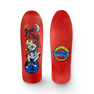 Dave Crabb Happy 2 B Here Limited Edition HAND-PAINTED Deck 10"x32.25" (1 of 10)