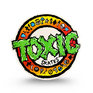 Toxic Skates Sticker 3”