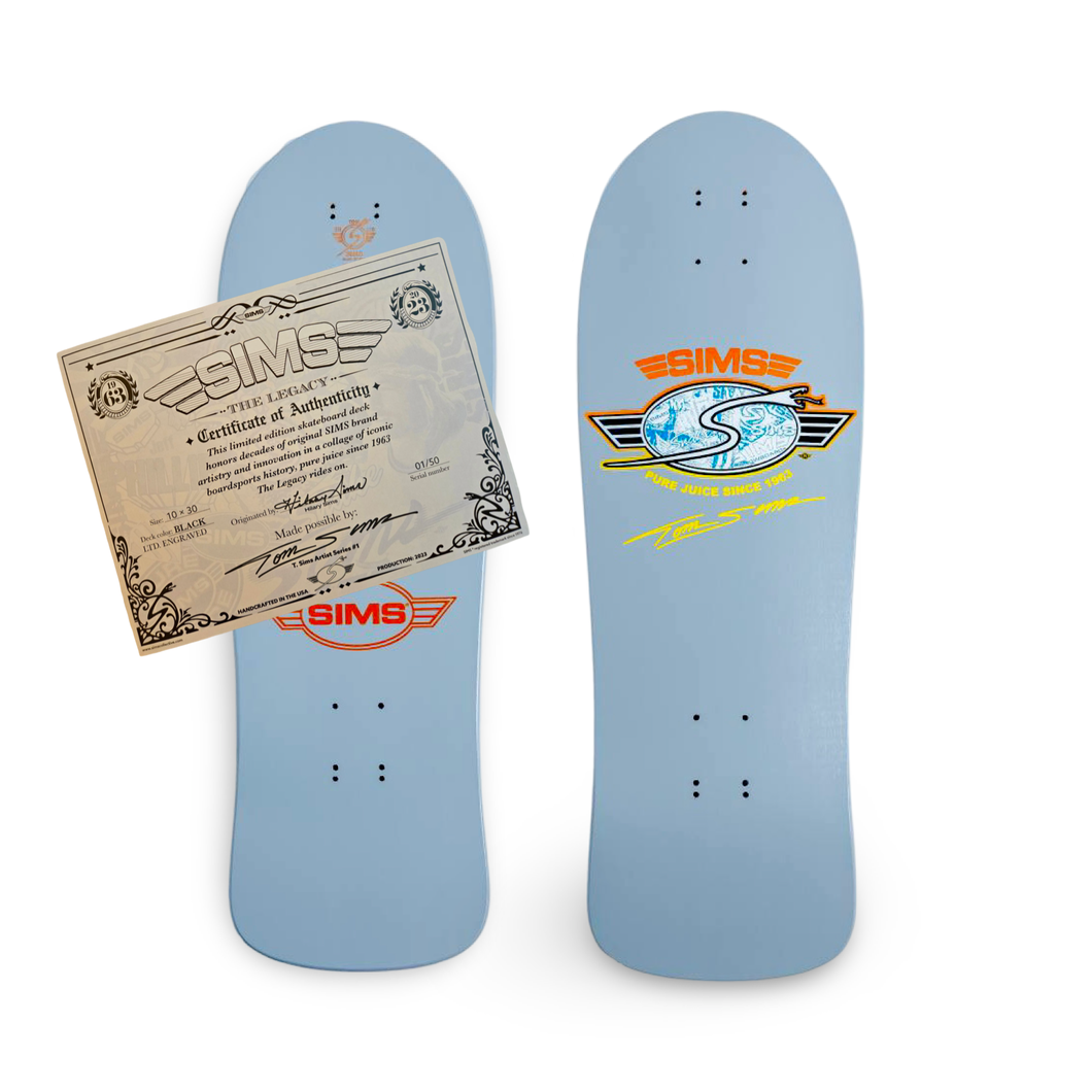 Sims Collectors’ Deck HAND-PAINTED (1 of 50) with CERTIFICATE of AUTHENTICITY