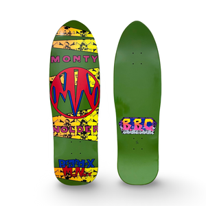 Monty Nolder BBC Limited Edition Deck 9.5"x32" HAND PAINTED (1 of 2)