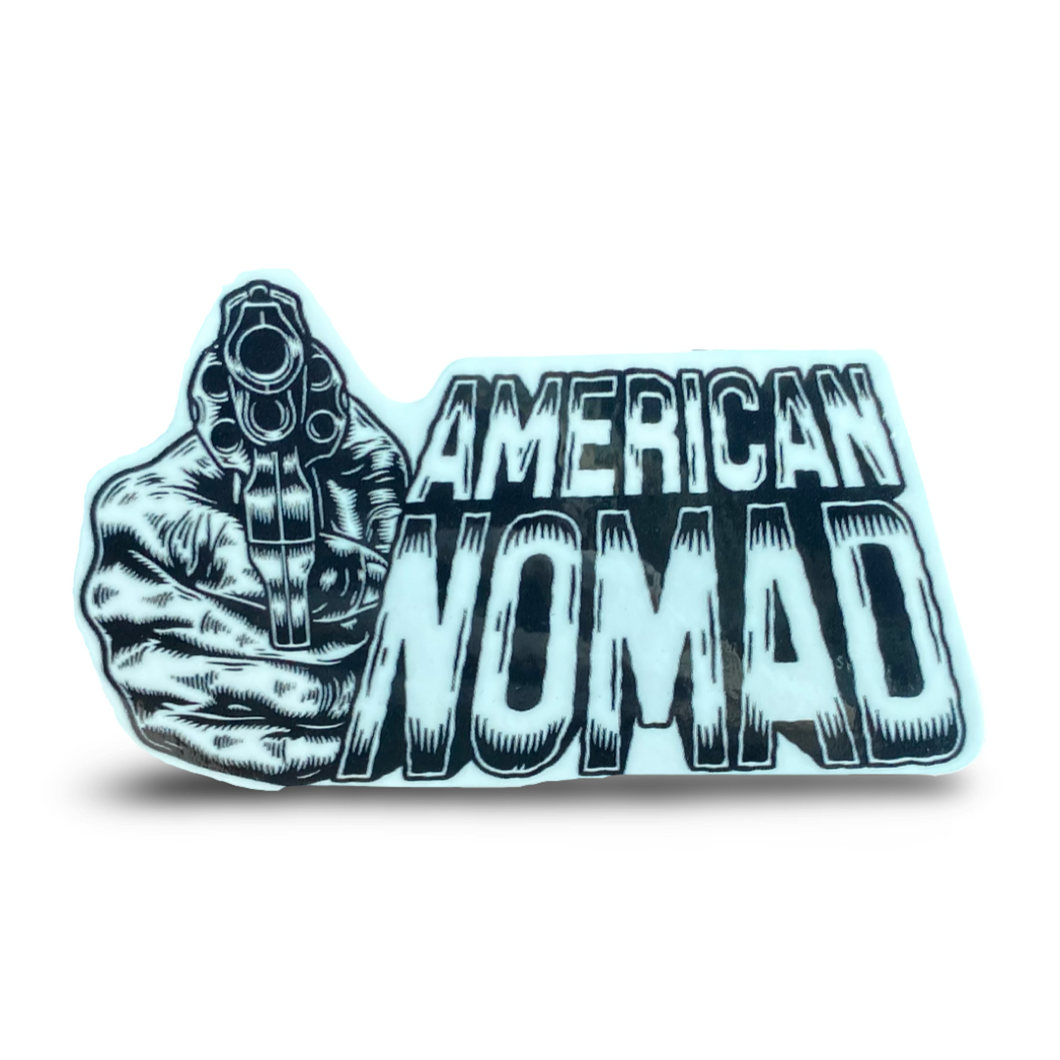 Nomad Gun Sticker 3”