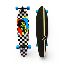 Load image into Gallery viewer, Screamer 10”x40” HAND PAINTED, ONE OF A KIND Longboard COMPLETE (1 of 1)
