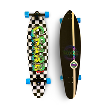 Load image into Gallery viewer, Dave Crabb 10”x40” HAND PAINTED, ONE OF A KIND Longboard COMPLETE (1 of 1)
