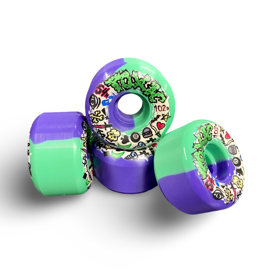 Toxic Team VERY HARD Wheels 54mm/102a