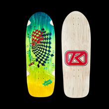 Load image into Gallery viewer, Krypto Wave Limited Edition Deck 10”x30” HAND PAINTED (1 of 5)
