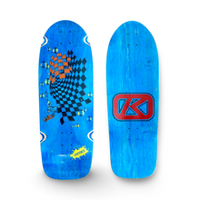 Load image into Gallery viewer, Krypto Wave Limited Edition Deck 10”x30” HAND PAINTED (1 of 5)
