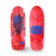 Load image into Gallery viewer, Krypto Wave Limited Edition Deck 10”x30” HAND PAINTED (1 of 10)
