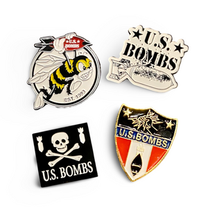 US BOMBS Pins