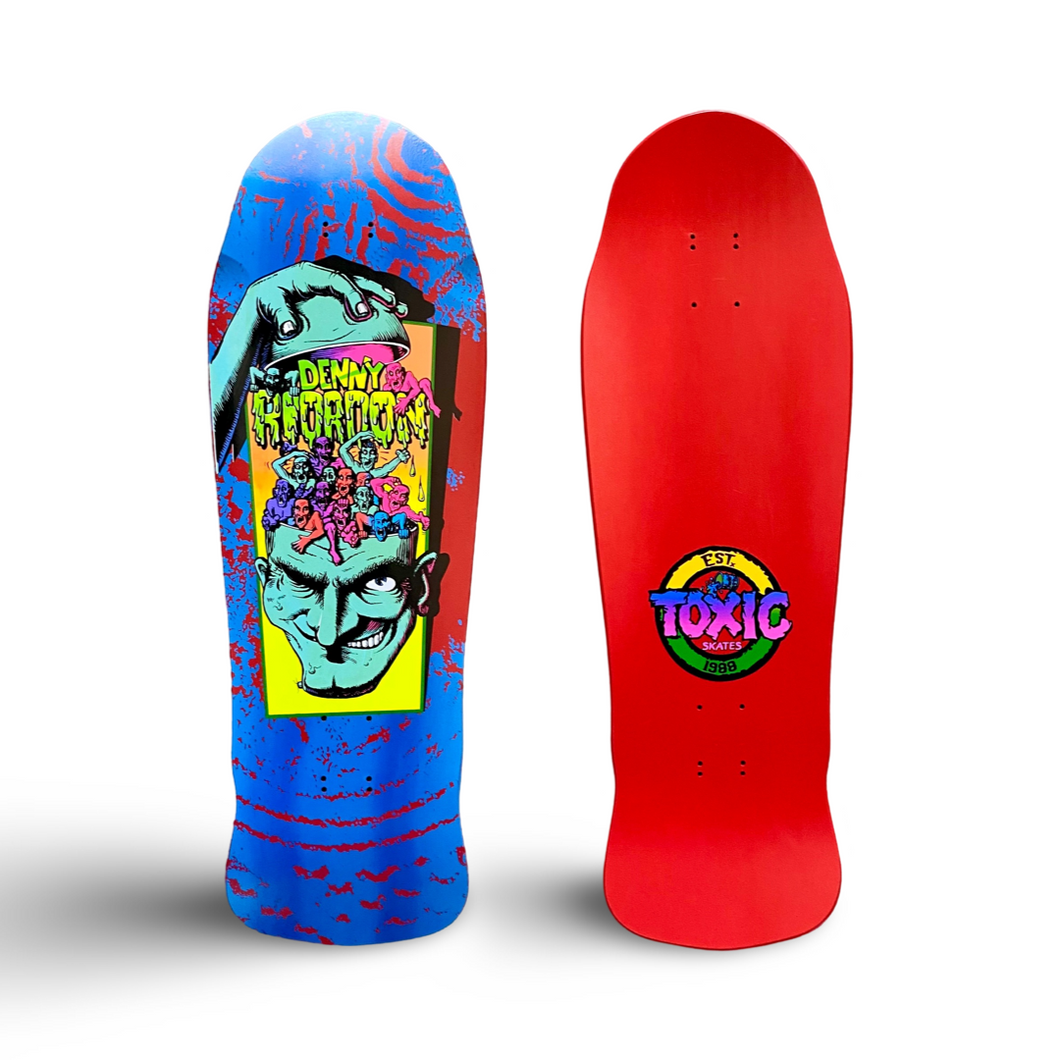 Denny Riordon Men-in-the-Head LIMITED EDITION Deck 10.25”x31” HAND PAINTED (1 of 10) (PRE-ORDER, JANUARY 2025)