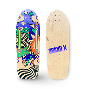 Weirdo 10"x30" ROUTED Limited Edition HAND PAINTED Deck (1 of 8)