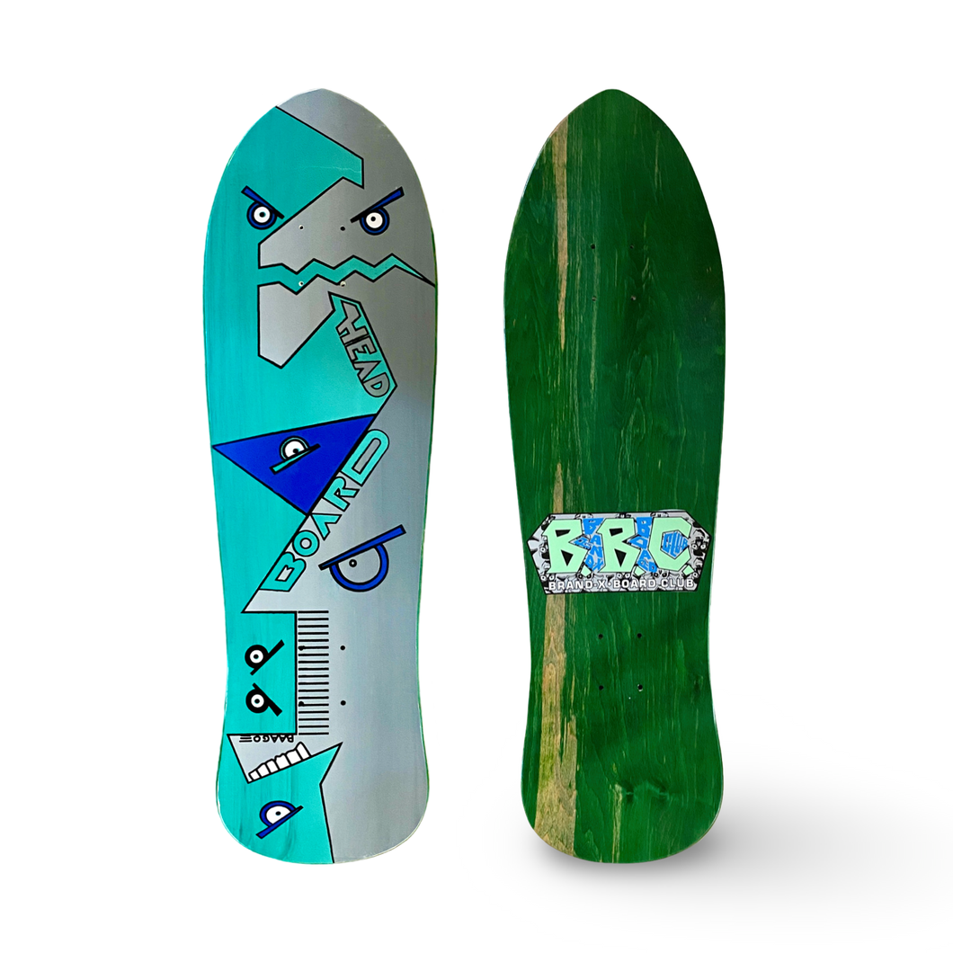 WAFFLE EVENT TICKET: BBC Head Board 9.4”x31.5”, HAND-PAINTED Deck (1 of 15)