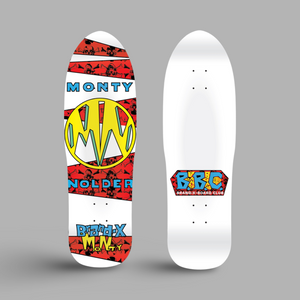 Monty Nolder ‘Not Mini’ BBC Deck 9.5"x32" HAND PAINTED (PRE-ORDER, DECEMBER 2024)