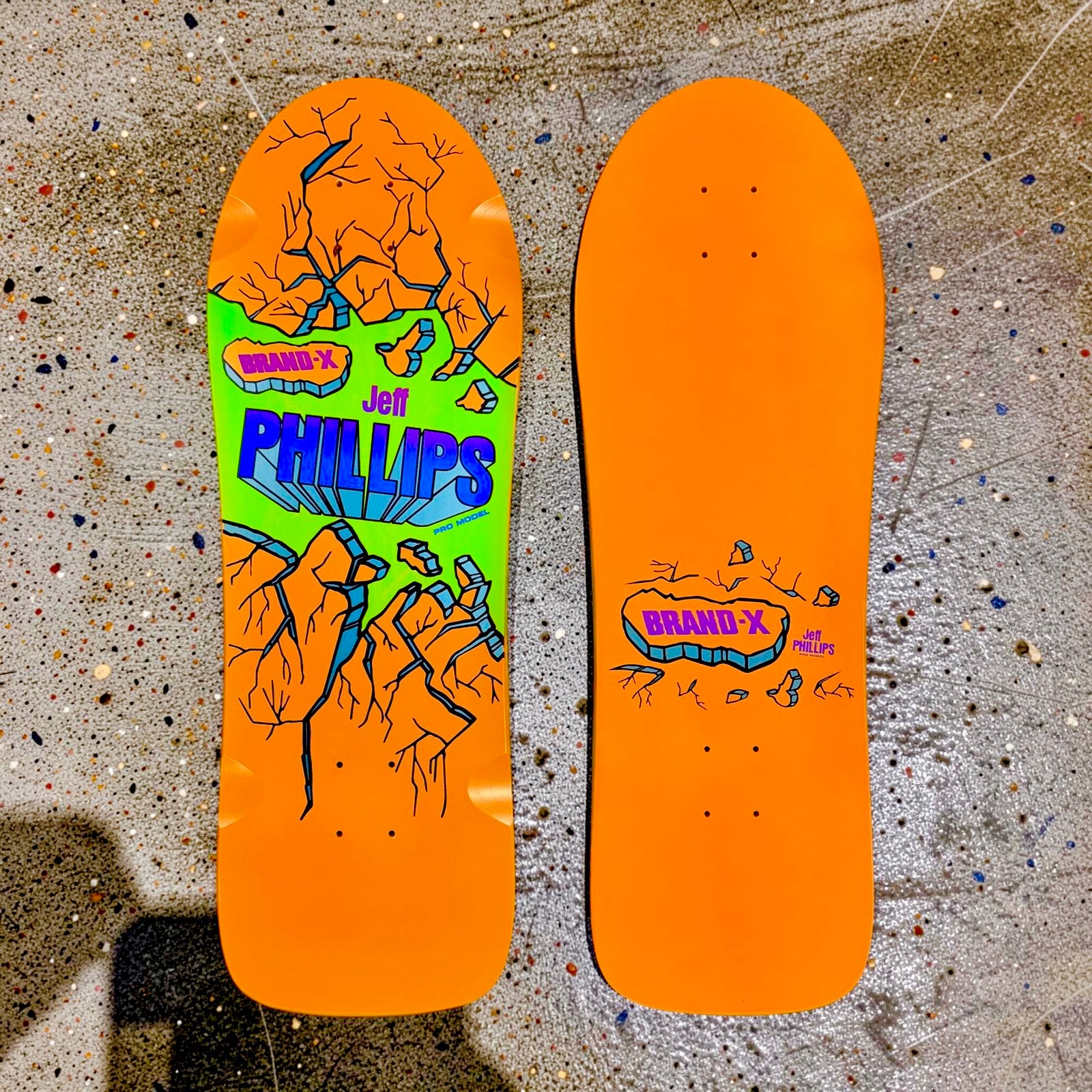 ク*ン様 JEFF PHILLIPSジェフ フィリップス スケボー　デッキ 劇レ Jeff Phillips – Brand-X Skateboards