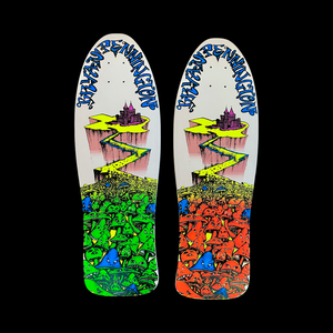 BBC Bryan Pennington Marching Mushrooms Deck 9.5”x30” HAND-PAINTED, LIMITED EDITION (1 of 5)
